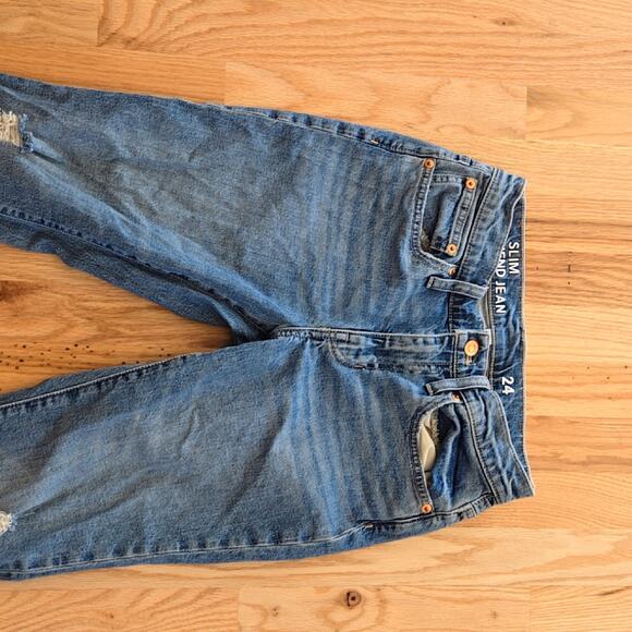 J.Crew Women's Slim Boyfriend Jeans - Distressed - Size  24 - Picture 3 of 9
